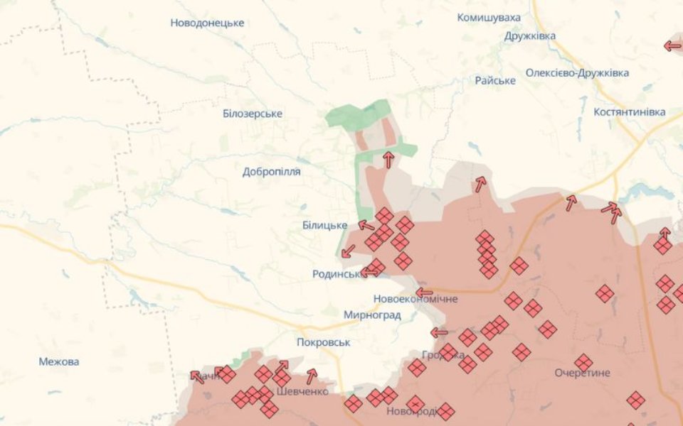 Карта бойових дій
