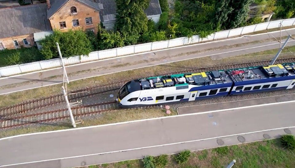 Тестовый поезд Stadler