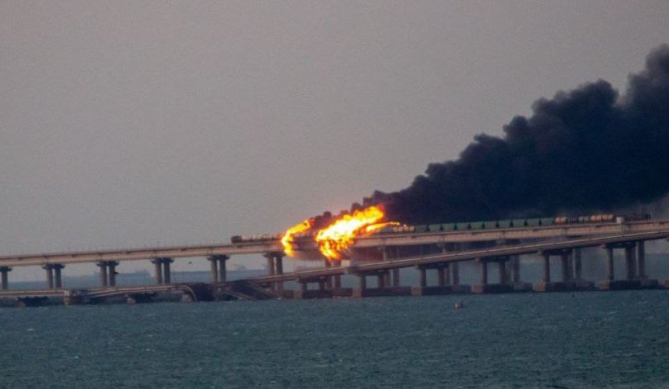 пожежа на Кримському мосту 8 жовтня