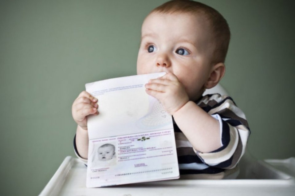 дитина із закордонним паспортом
