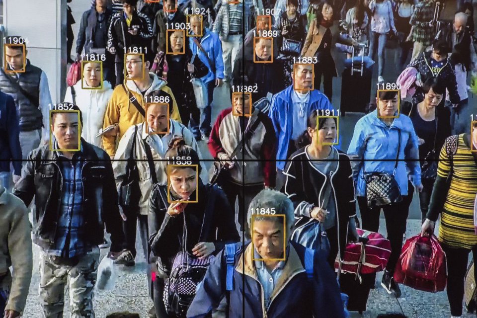 Робота системи розпізнавання облич у Пекіні 