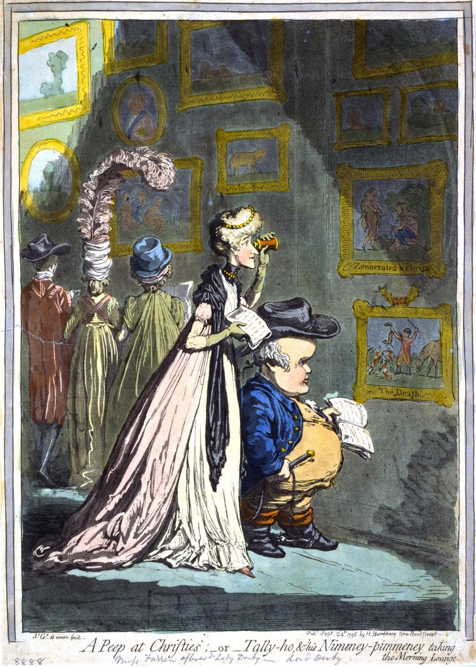 Карикатура на посетителей аукциона Christie's