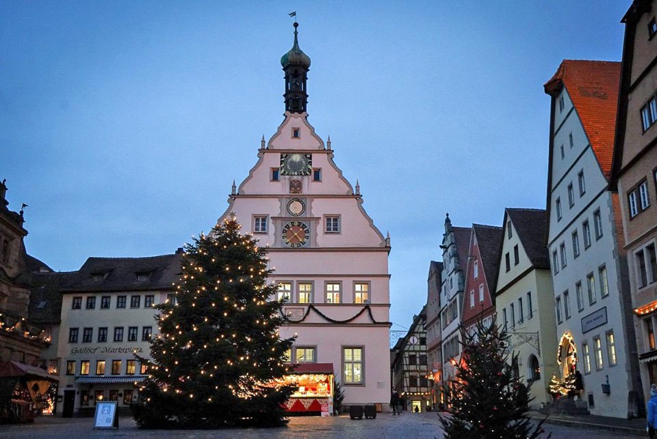 Рождественская елка в Ротенбург-на-Таубере