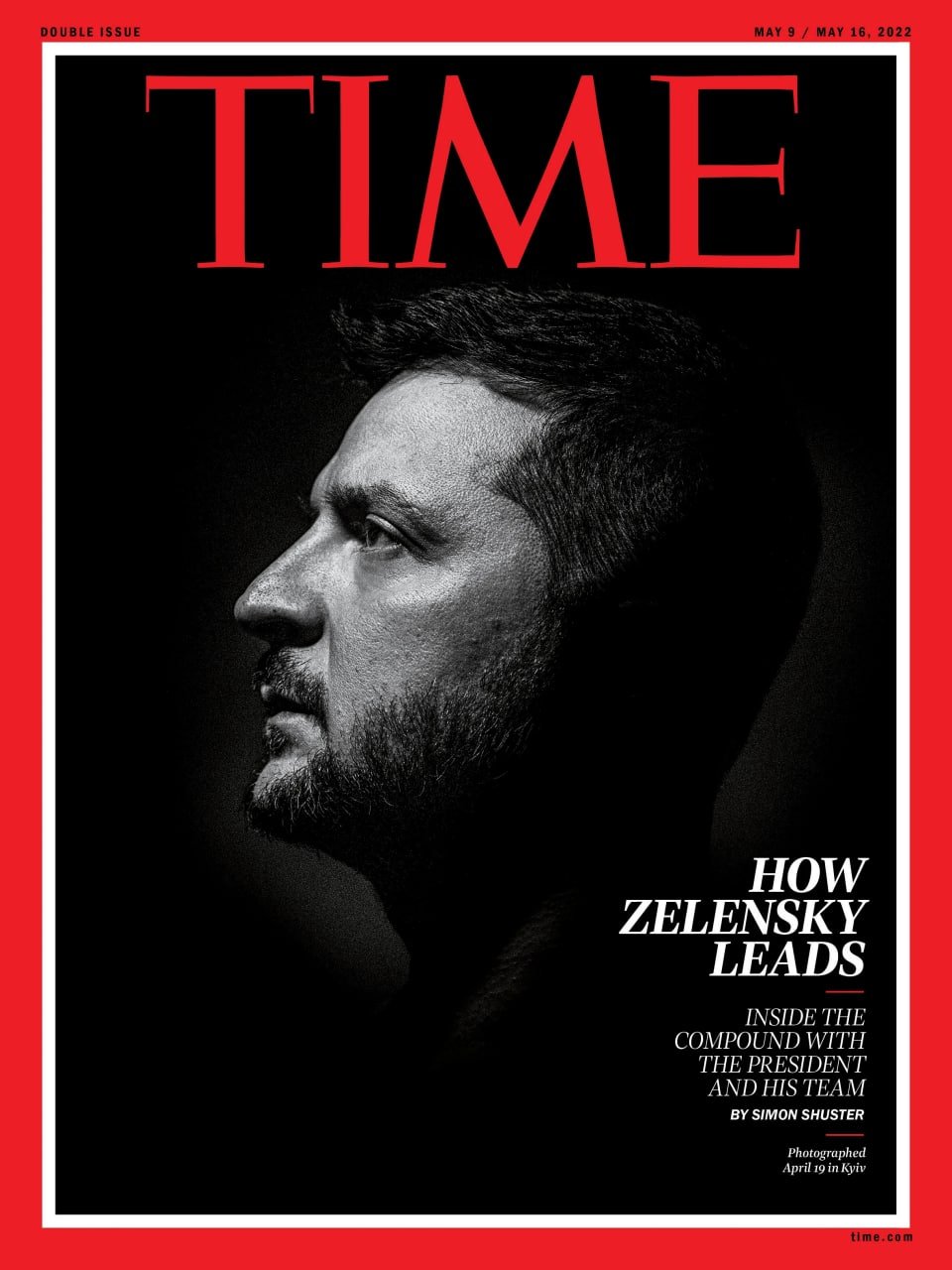 Володимир Зеленський на квітневій обкладинці журналу Time 