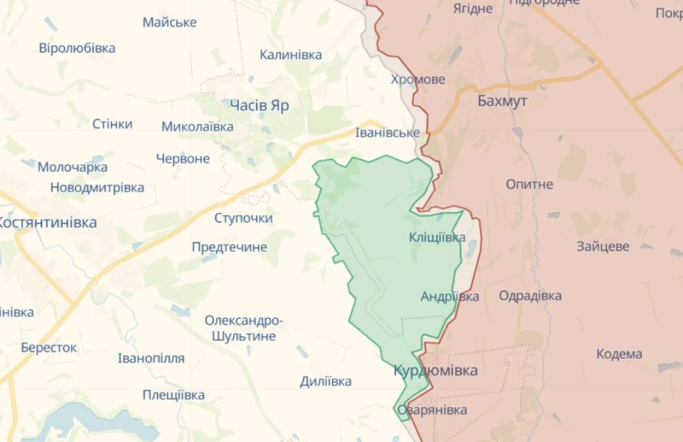 карта бойових дій 22 грудня Deep State