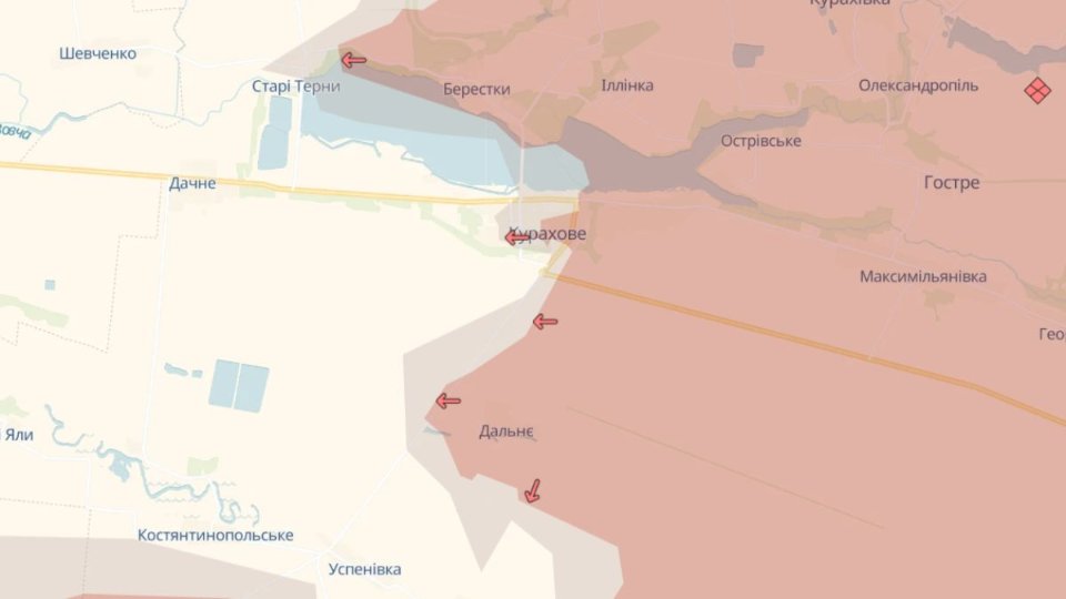 Карьа бойових дій станом на 1 грудня