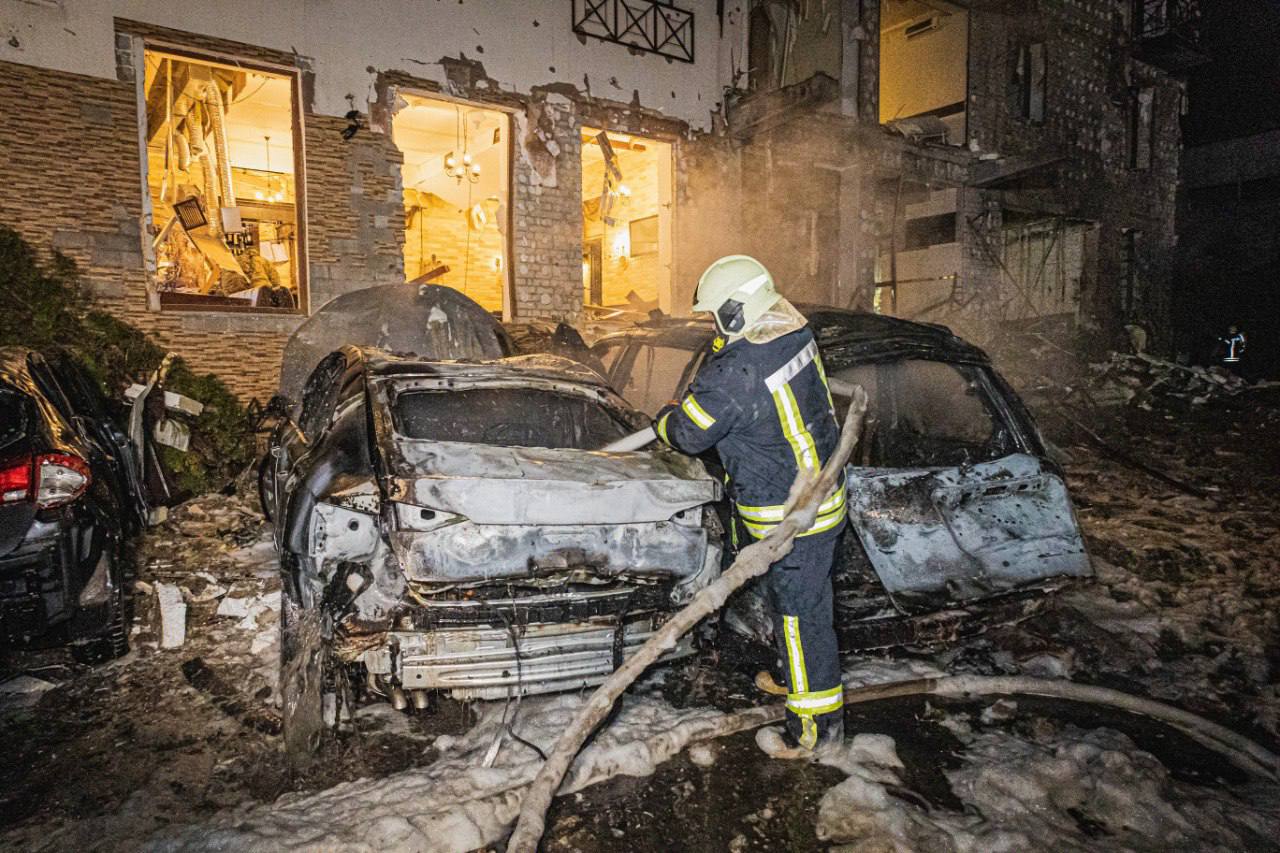 обстріл готелю в Харкові 10 січня 