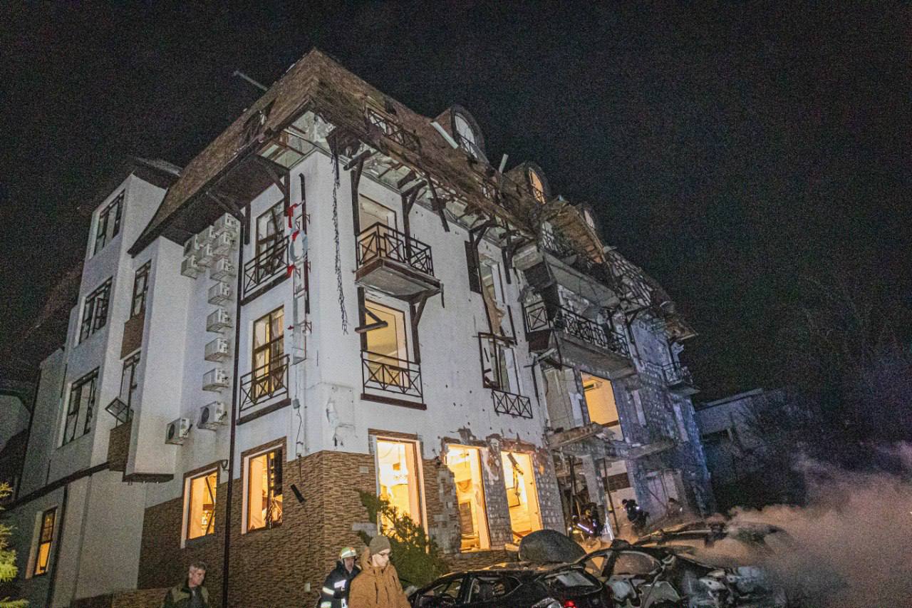 обстріл готелю в Харкові 10 січня 