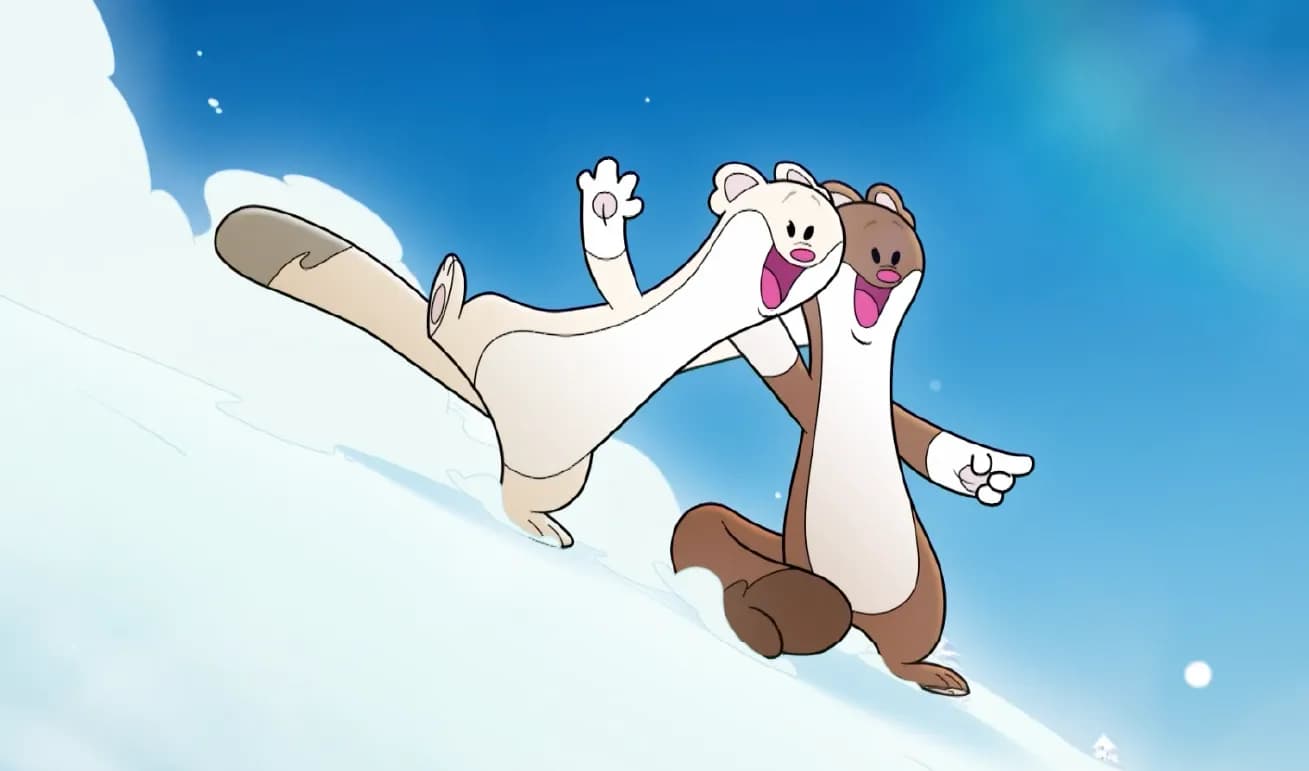 Талісмани Зимової Олімпіади 2026 — горностаї Тіна і Міло