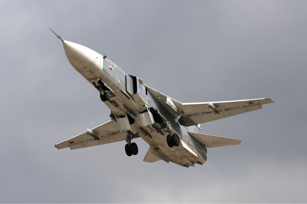 Зенітники збили російський бомбардувальник Су-24 під Бахмутом