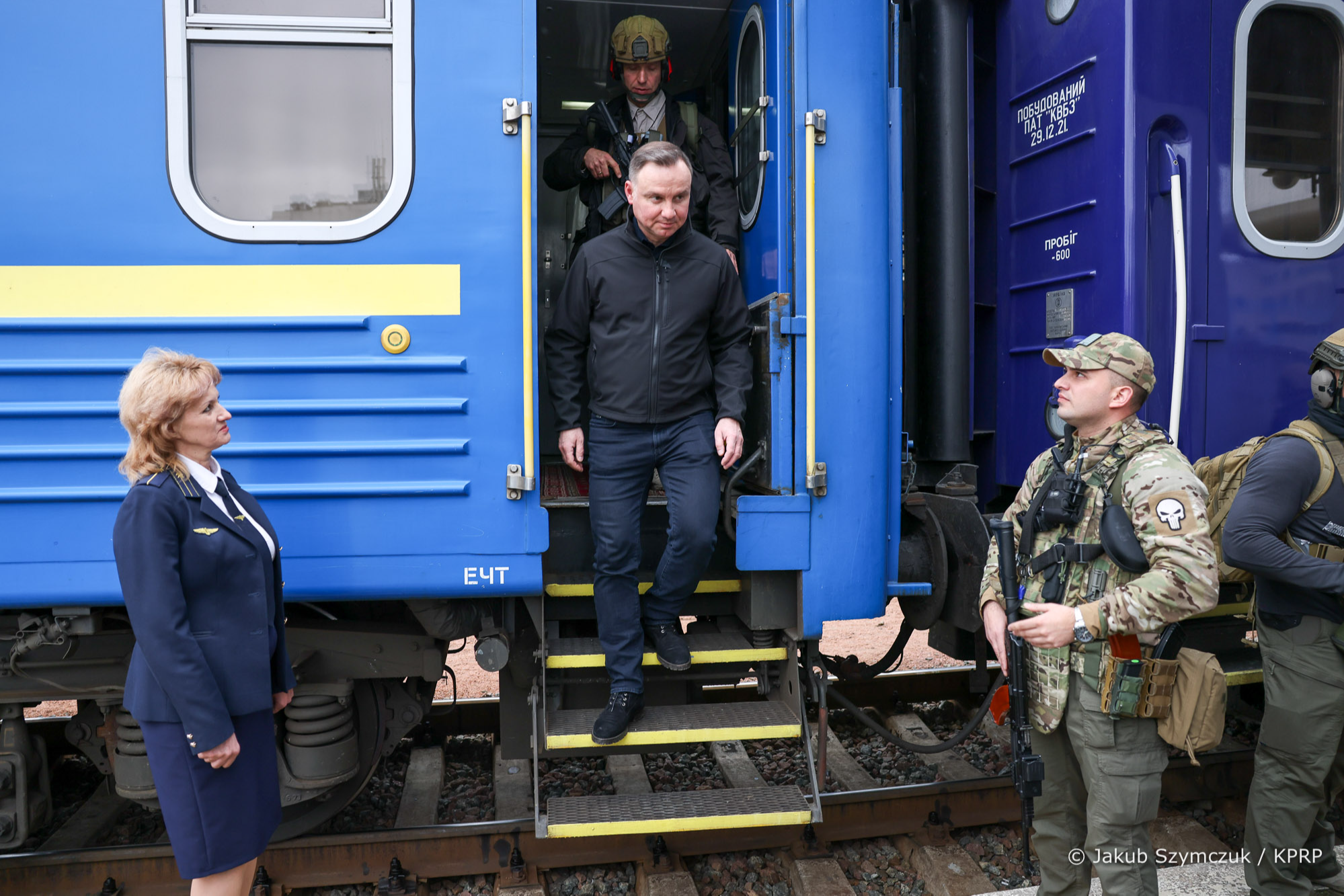 Президенти Польщі та країн Балтії прибули «Укрзалізницею» у Київ. Як їх зустріли? (фото)