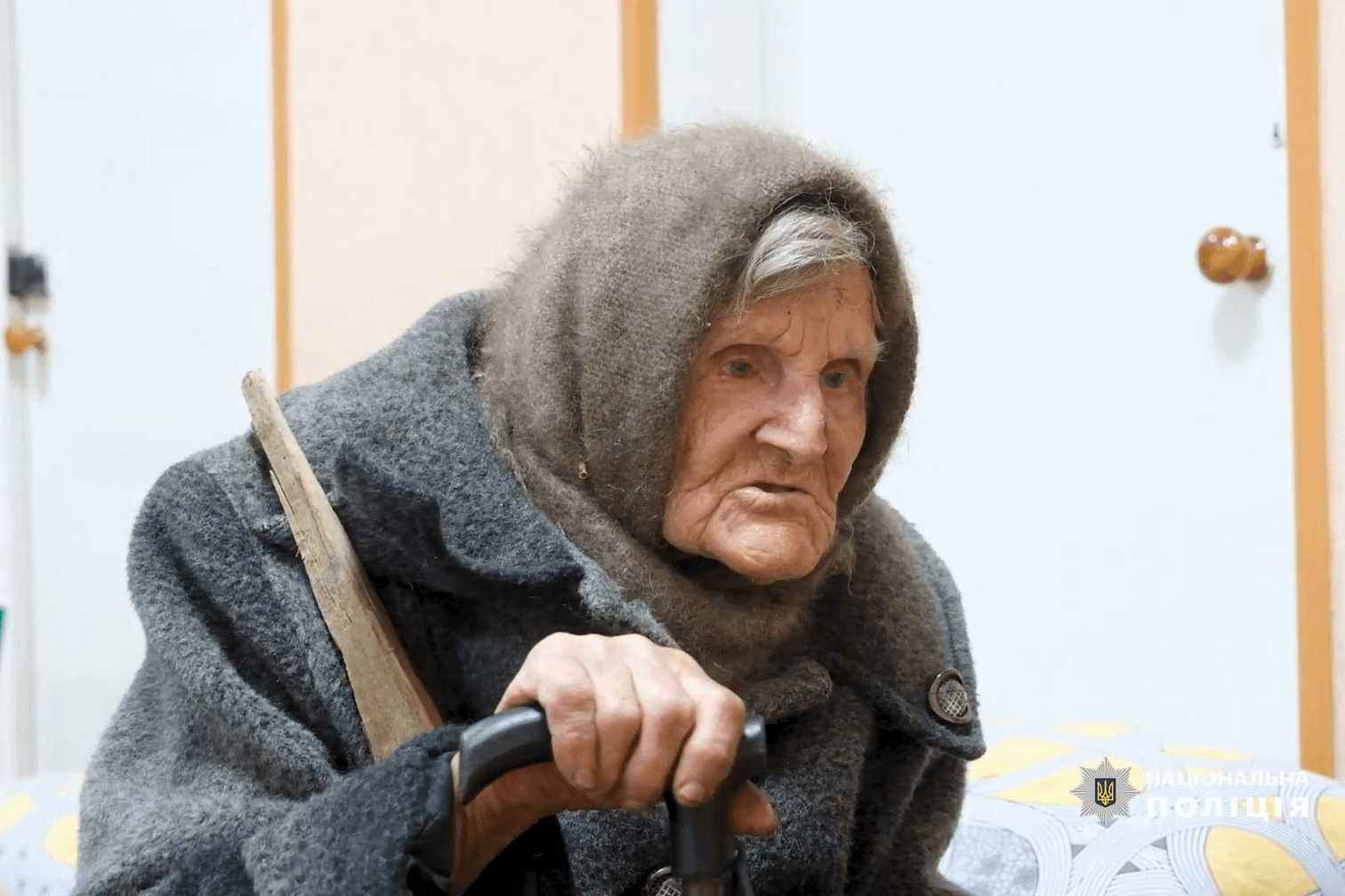 98-річна жінка пройшла пішки 10 км, щоб вийти з окупованої частини Очеретиного (відео)