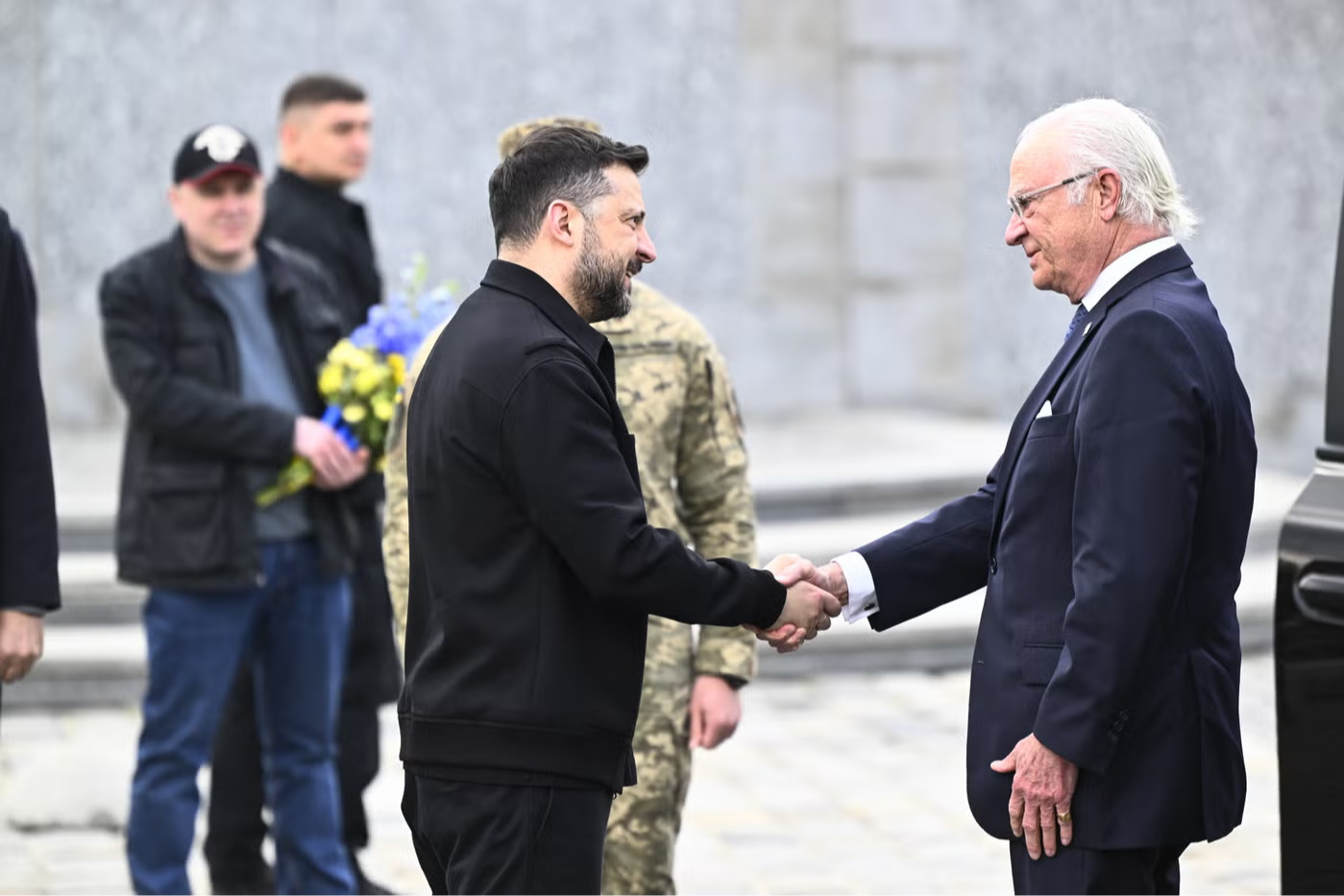 До України вперше за війну приїхав король Швеції Карл XVI Густав (фото, відео)