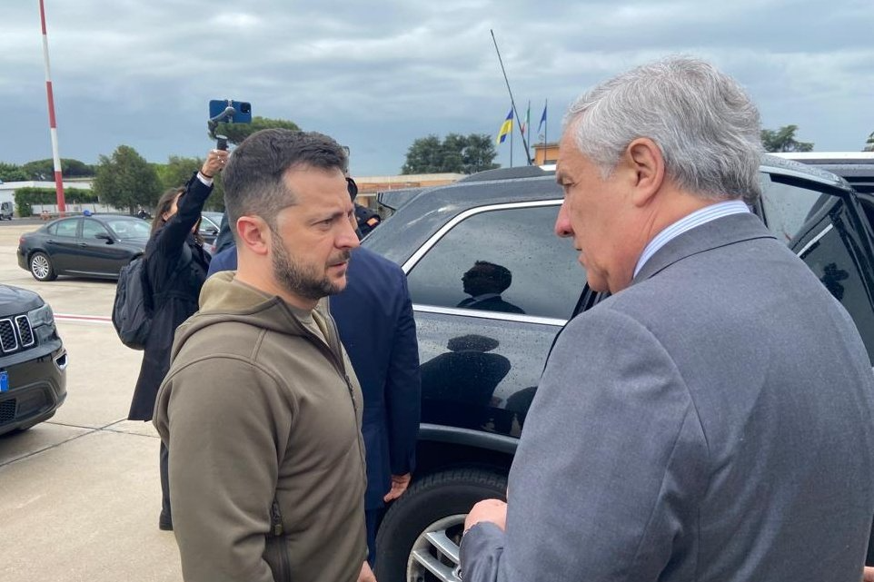 Зеленський прибув з офіційним візитом до Італії