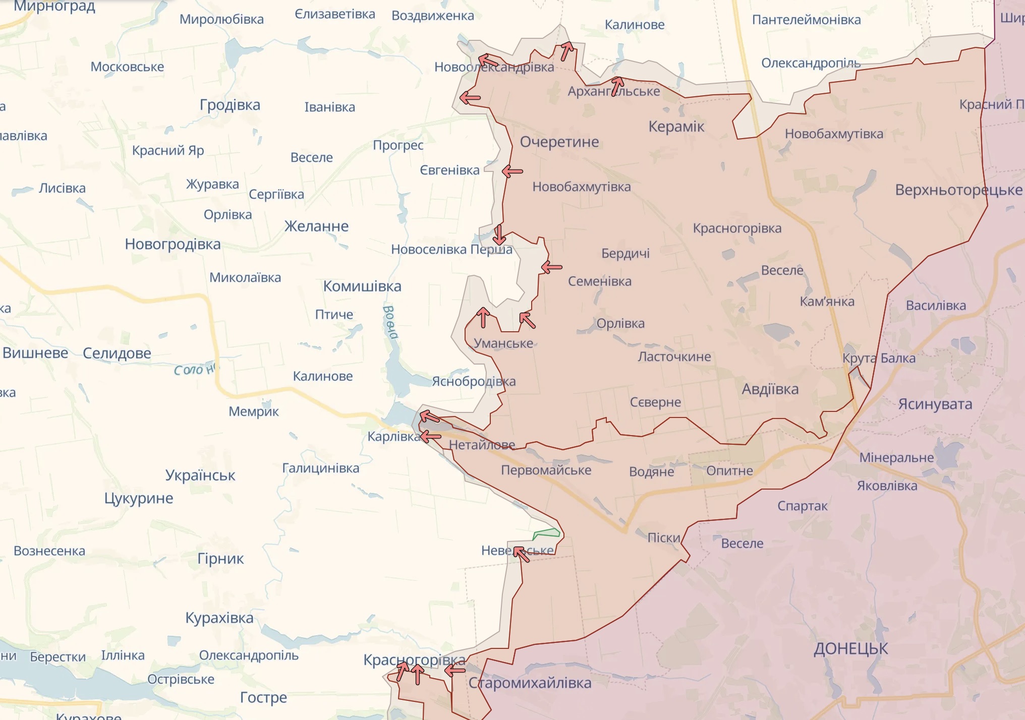 Ворог просунувся біля Виїмки, Новоолександрівки, Карлівки, в Новопокровському, Старомайорському, Красногорівці та Невельському / Deep State