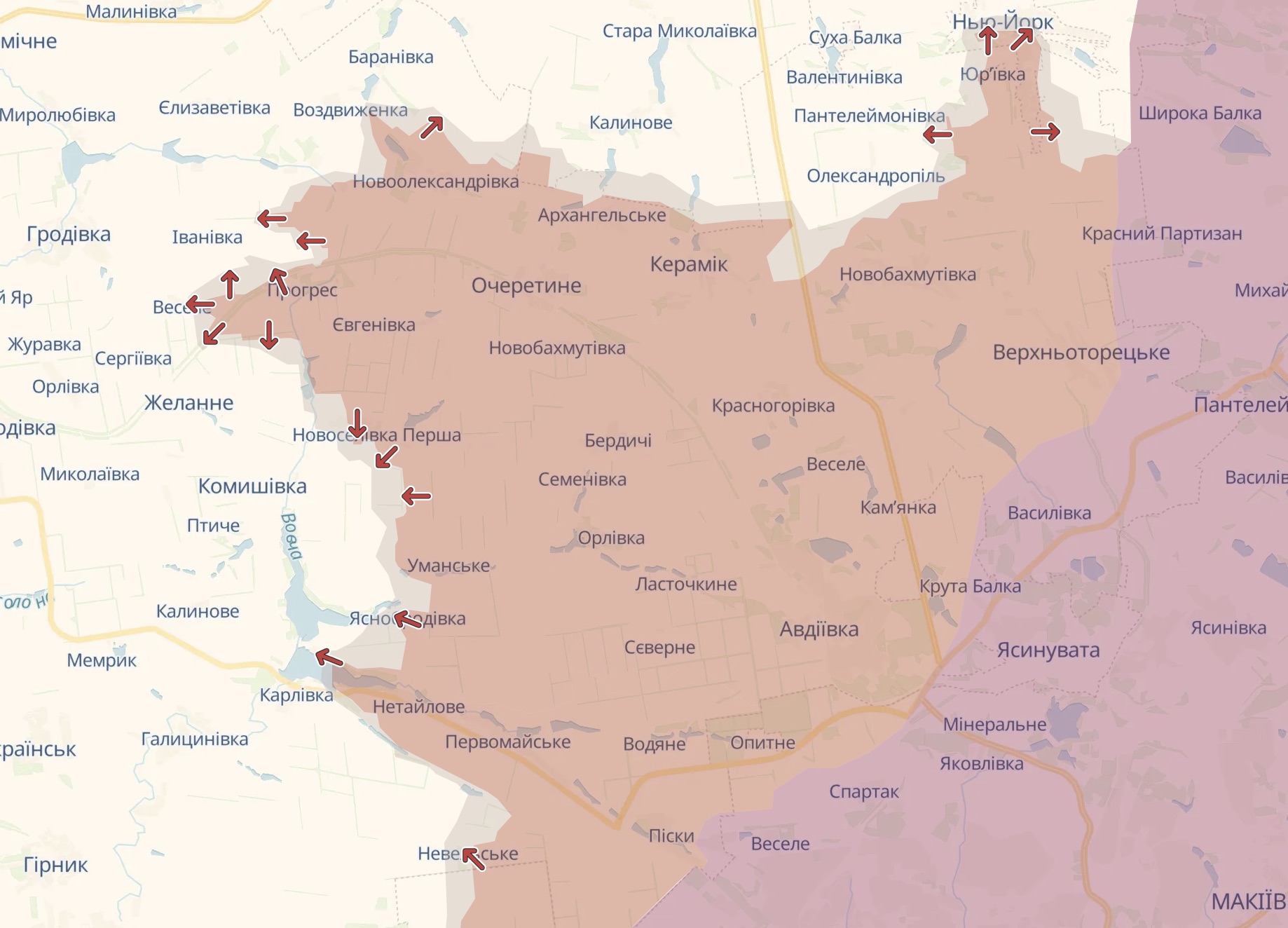 Ворог захопив Вовче та просунувся в Яснобродівці, Красногорівці, біля Діброви та Желанного / DeepState