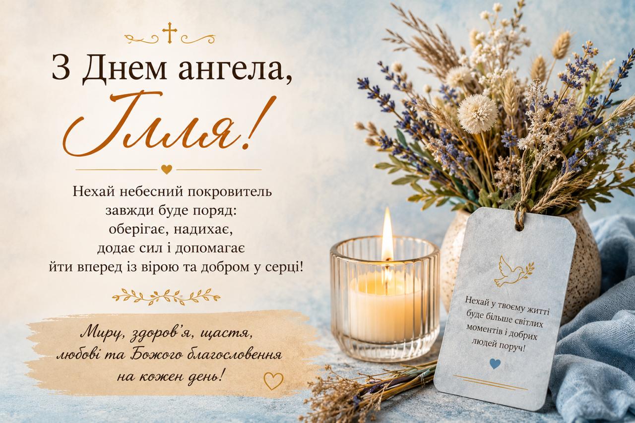 Привітання з Днем ангела Іллі Привітання з Днем ангела Іллі