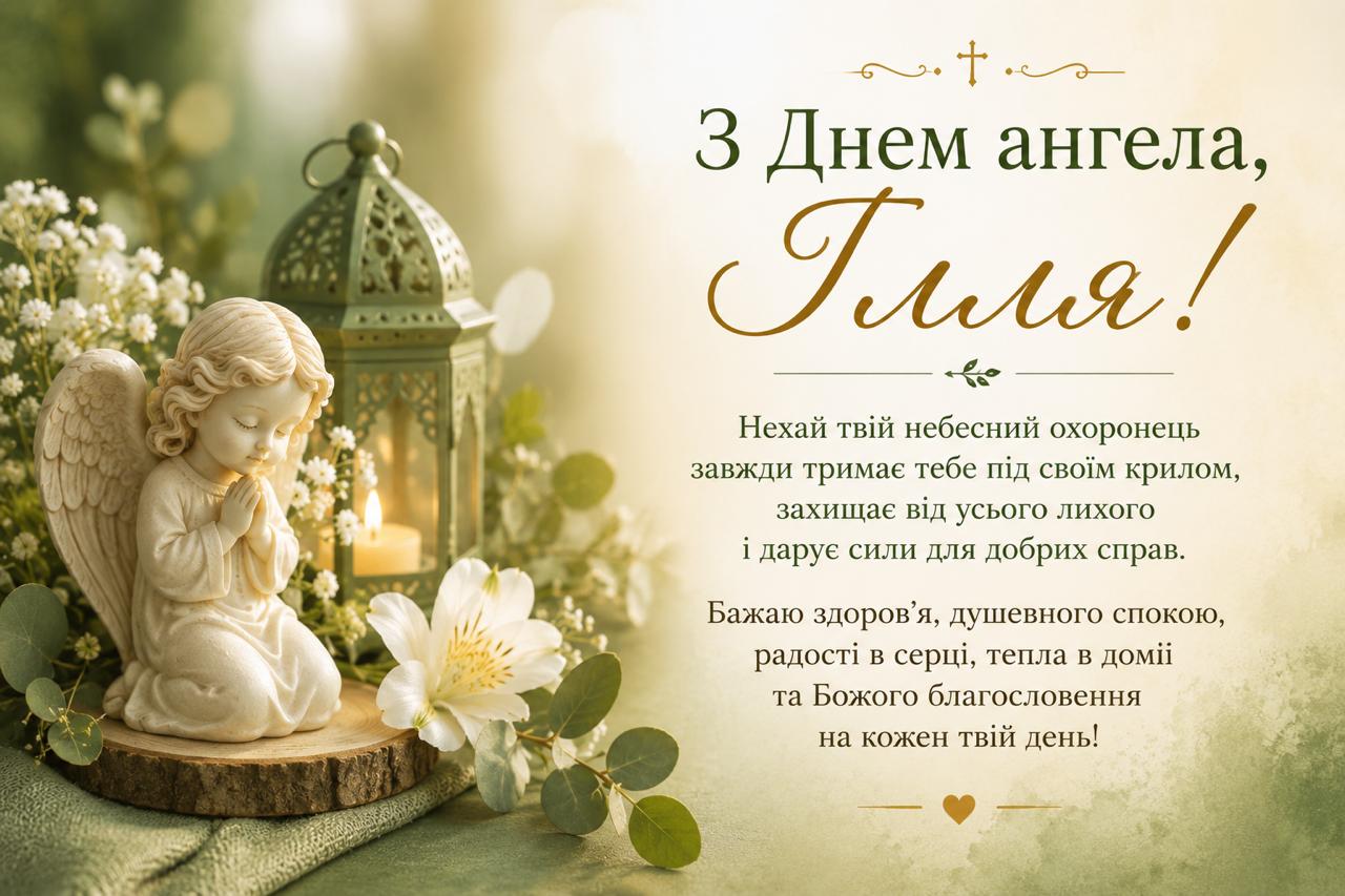 Красива листівка з іменинами Іллі Красива листівка з іменинами Іллі