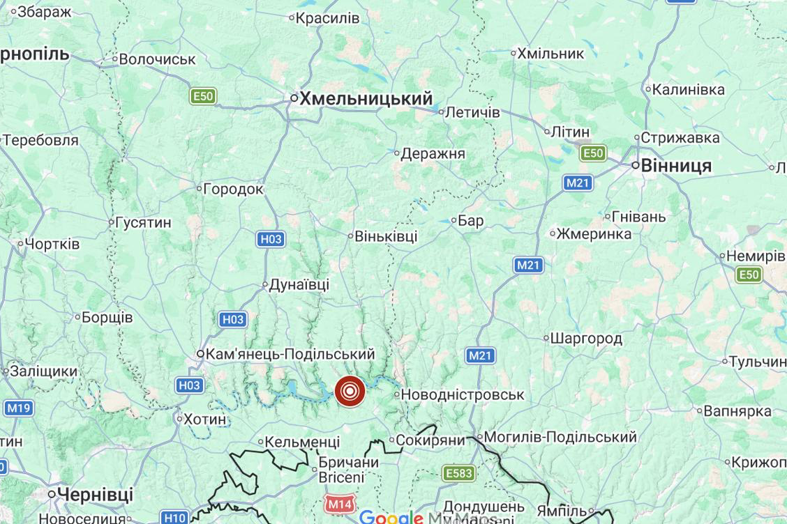 На Хмельниччині стався новий землетрус: це вже четвертий підземний поштовх в Україні від початку липня