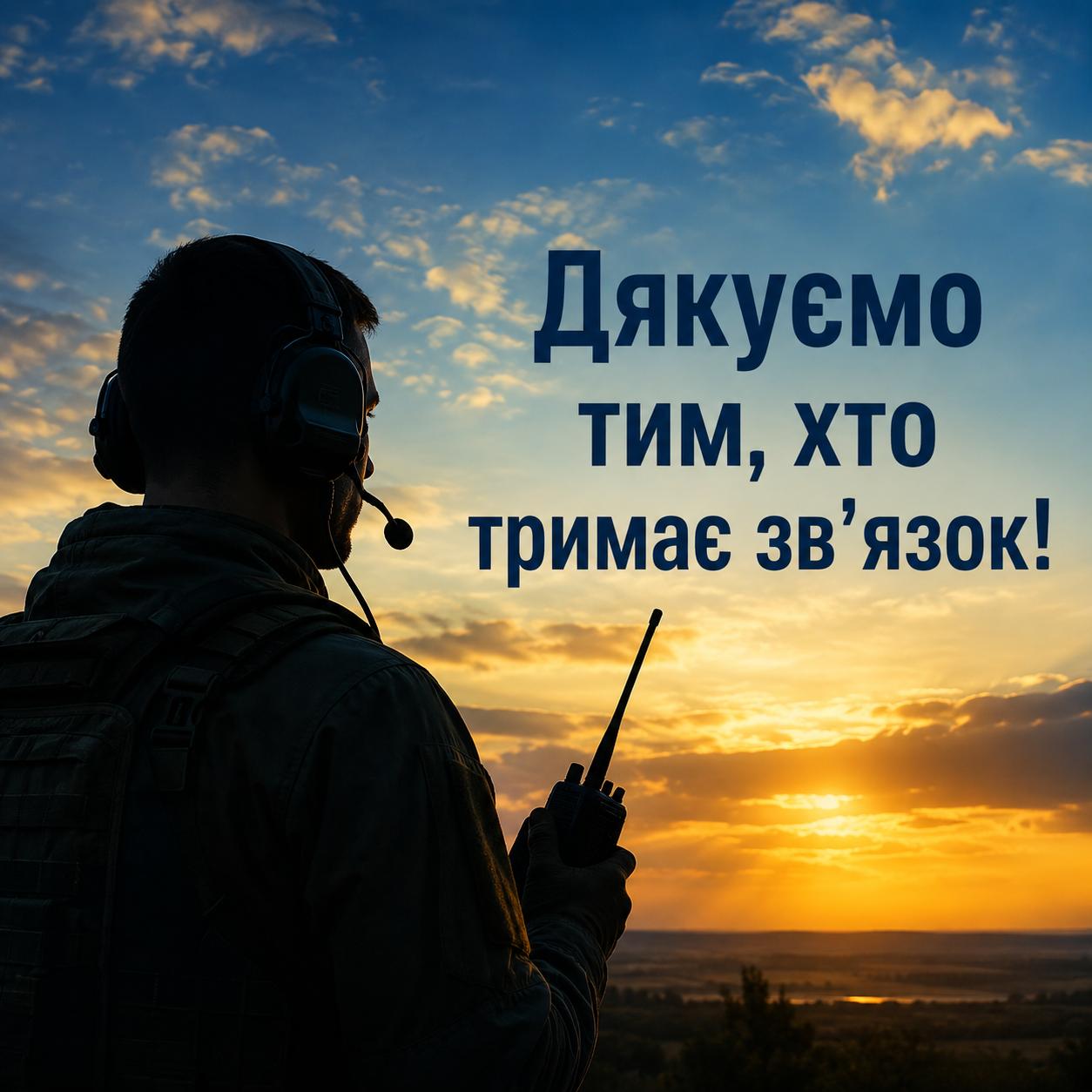 День військового зв’язківця 2026 — листівка для чоловіка День військового зв’язківця 2026 — листівка для чоловіка