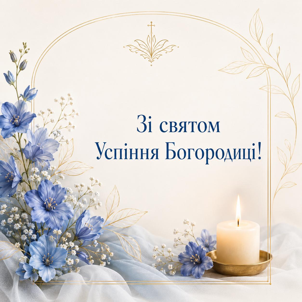 Листівка «З Першою Пречистою!» Листівка «З Першою Пречистою!»