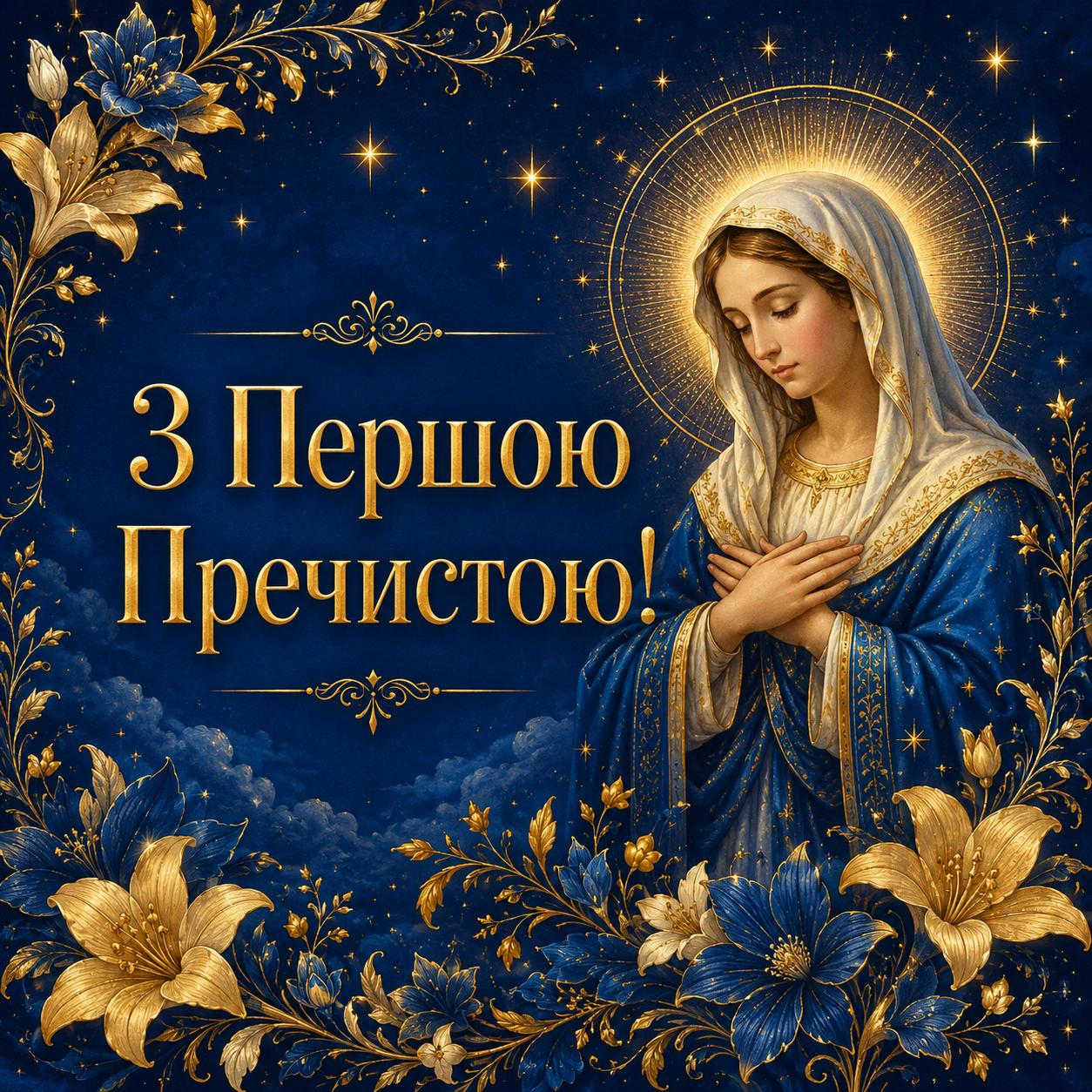 Красиве привітання з Успінням Богородиці у картинці Красиве привітання з Успінням Богородиці у картинці