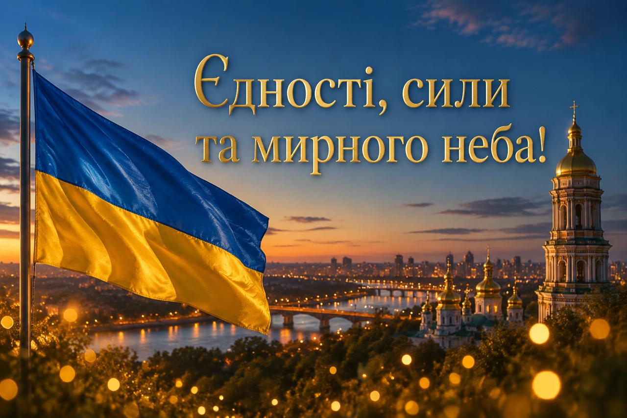 Красиве побажання єдності, сили та мирного неба Красиве побажання єдності, сили та мирного неба