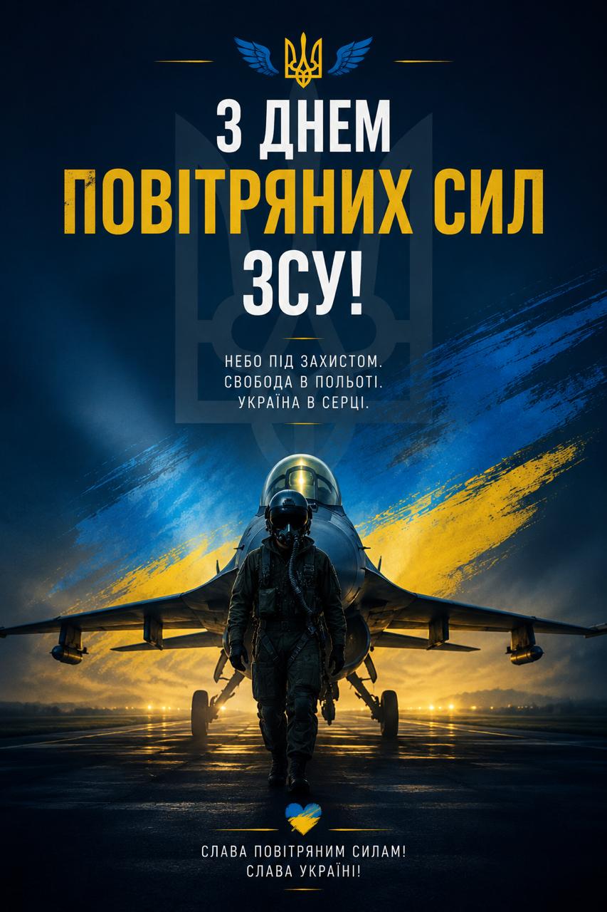Листівка до Дня Повітряних сил України Листівка до Дня Повітряних сил України