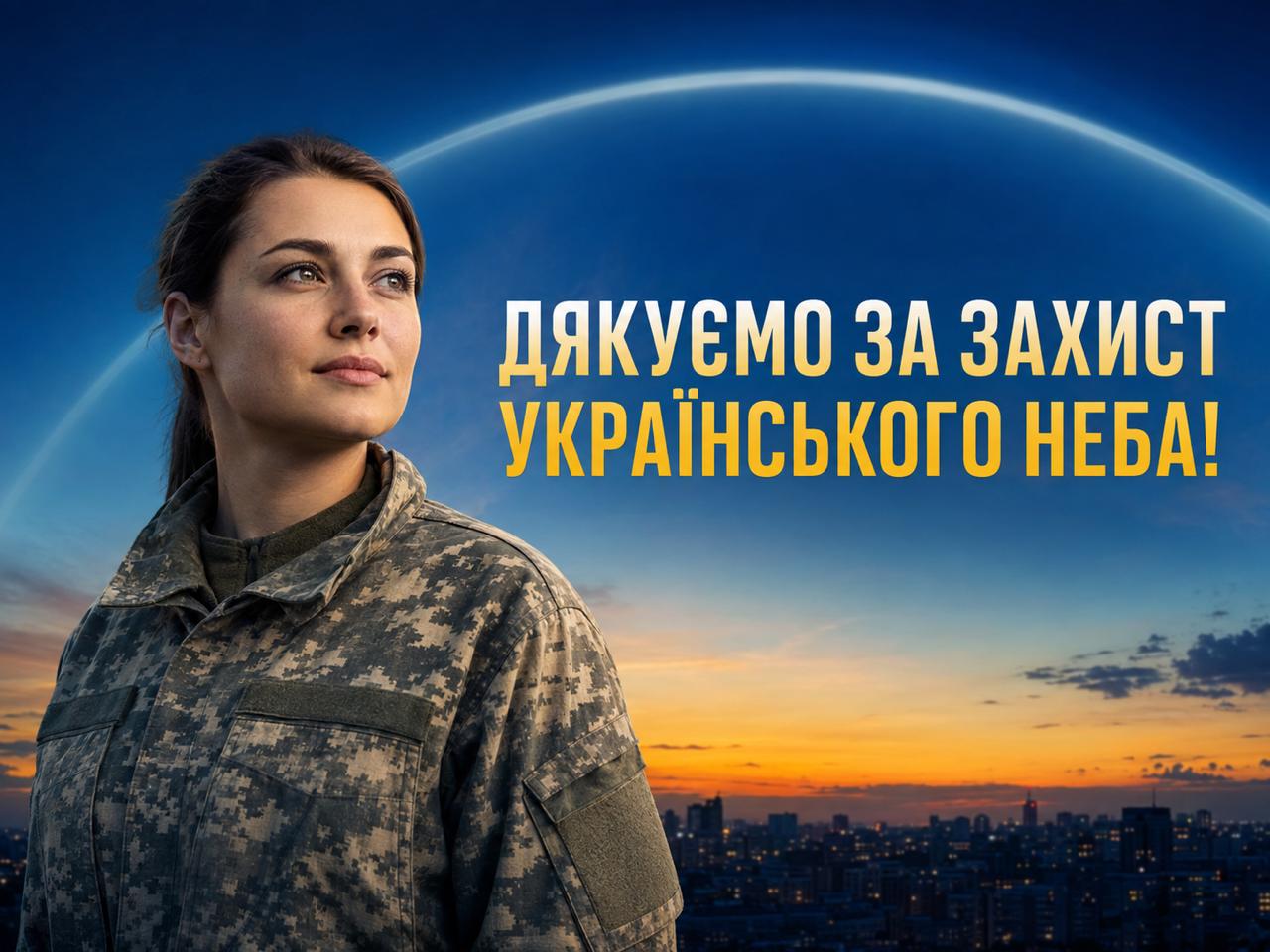 Привітання жінці з Днем Повітряних сил ЗСУ Привітання жінці з Днем Повітряних сил ЗСУ