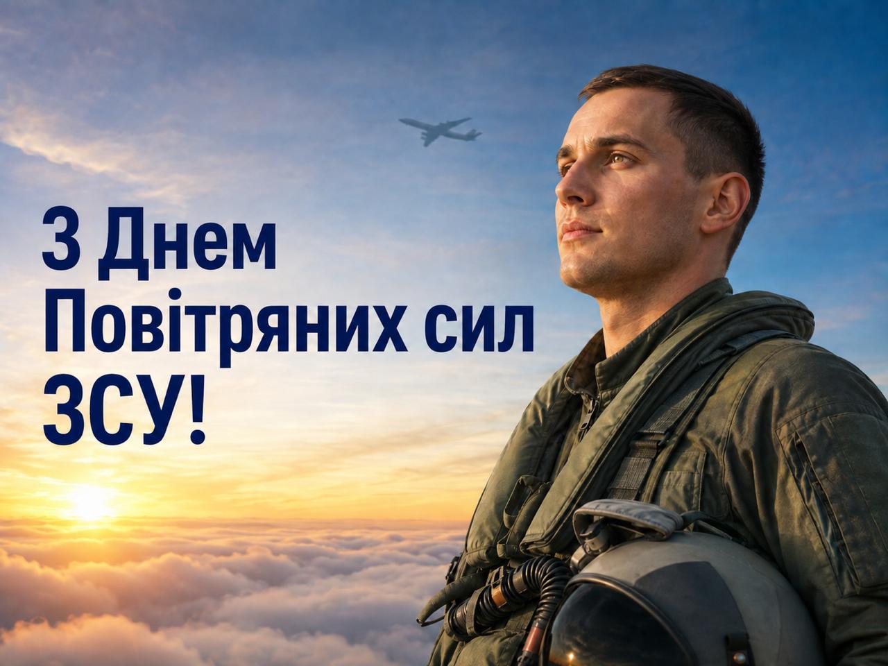 Офіційне привітання з Днем Повітряних сил ЗСУ Офіційне привітання з Днем Повітряних сил ЗСУ