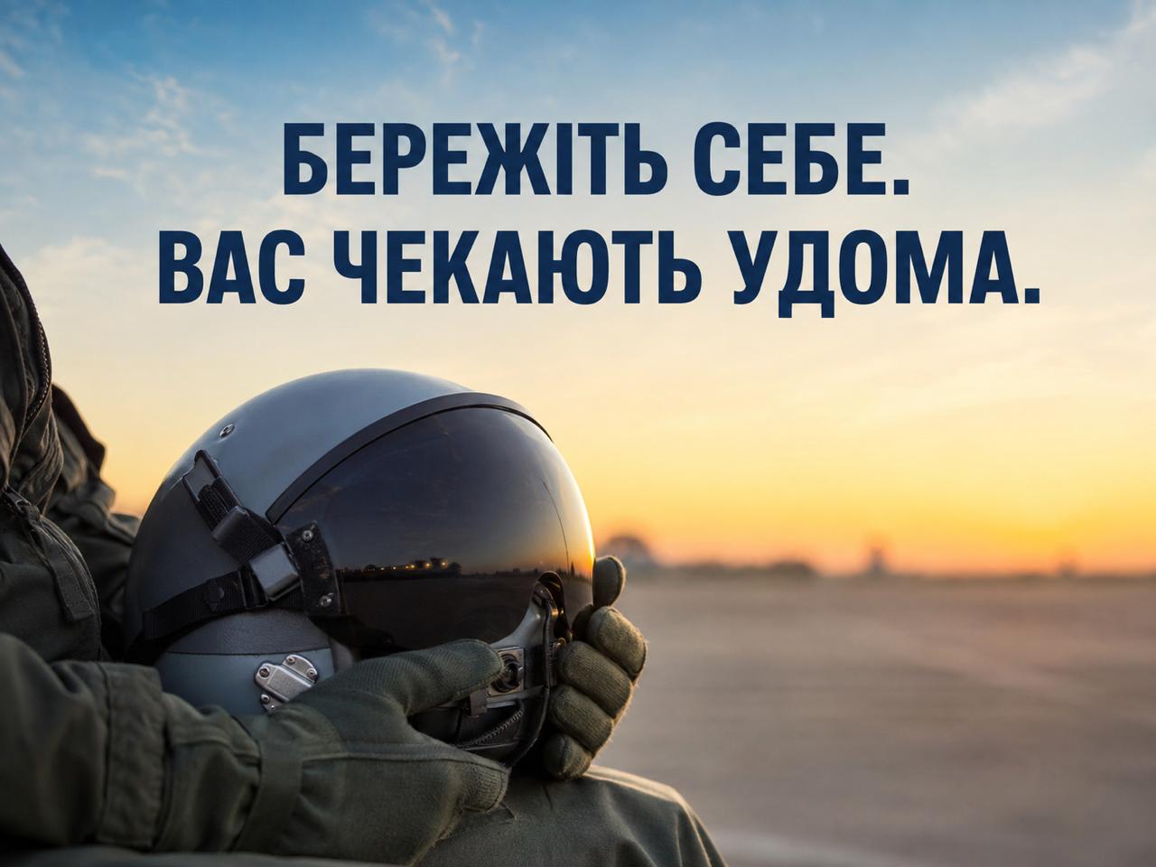 Патріотична листівка до Дня Повітряних сил Патріотична листівка до Дня Повітряних сил