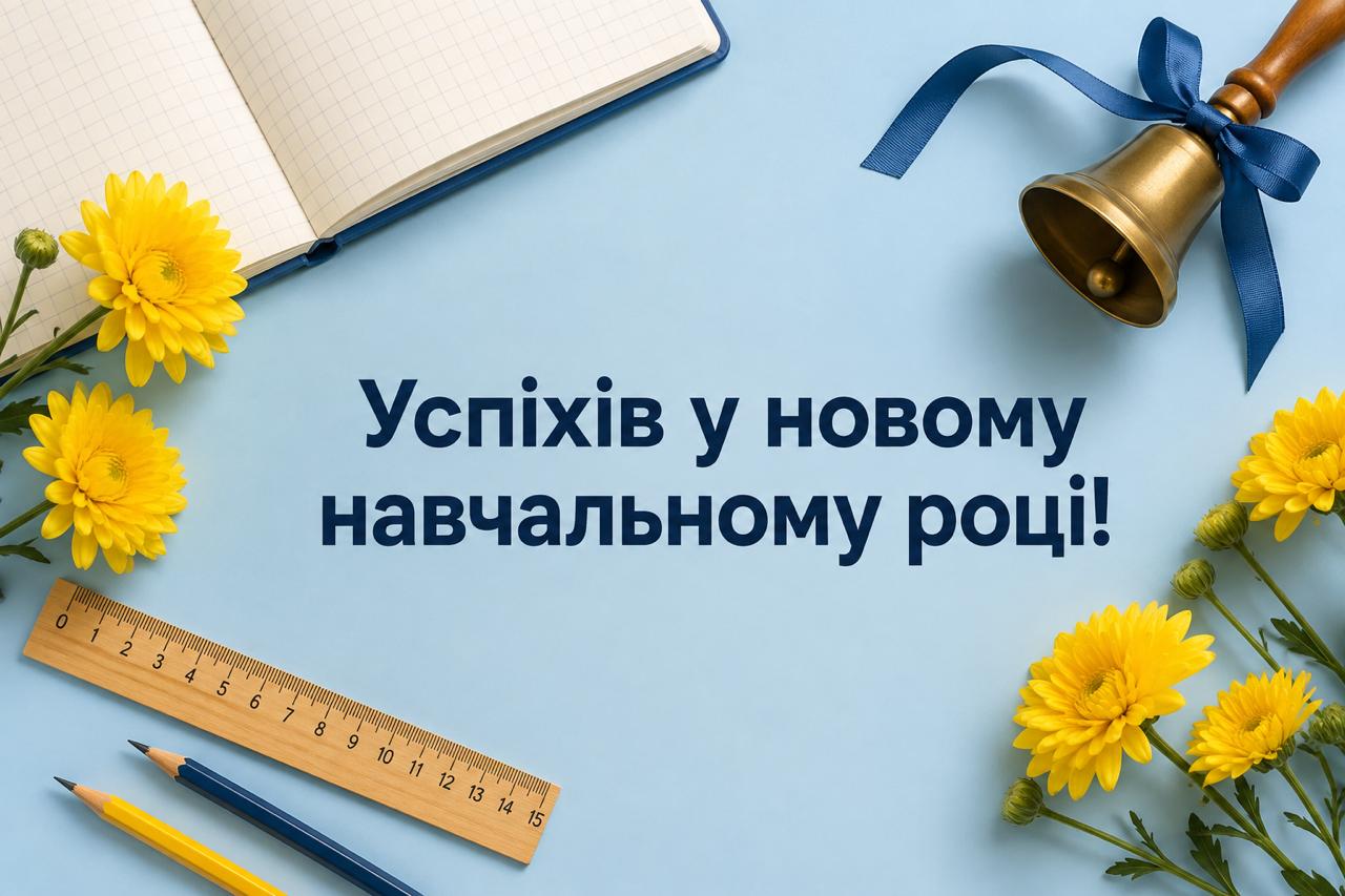 Картинка з побажанням успішного навчального року