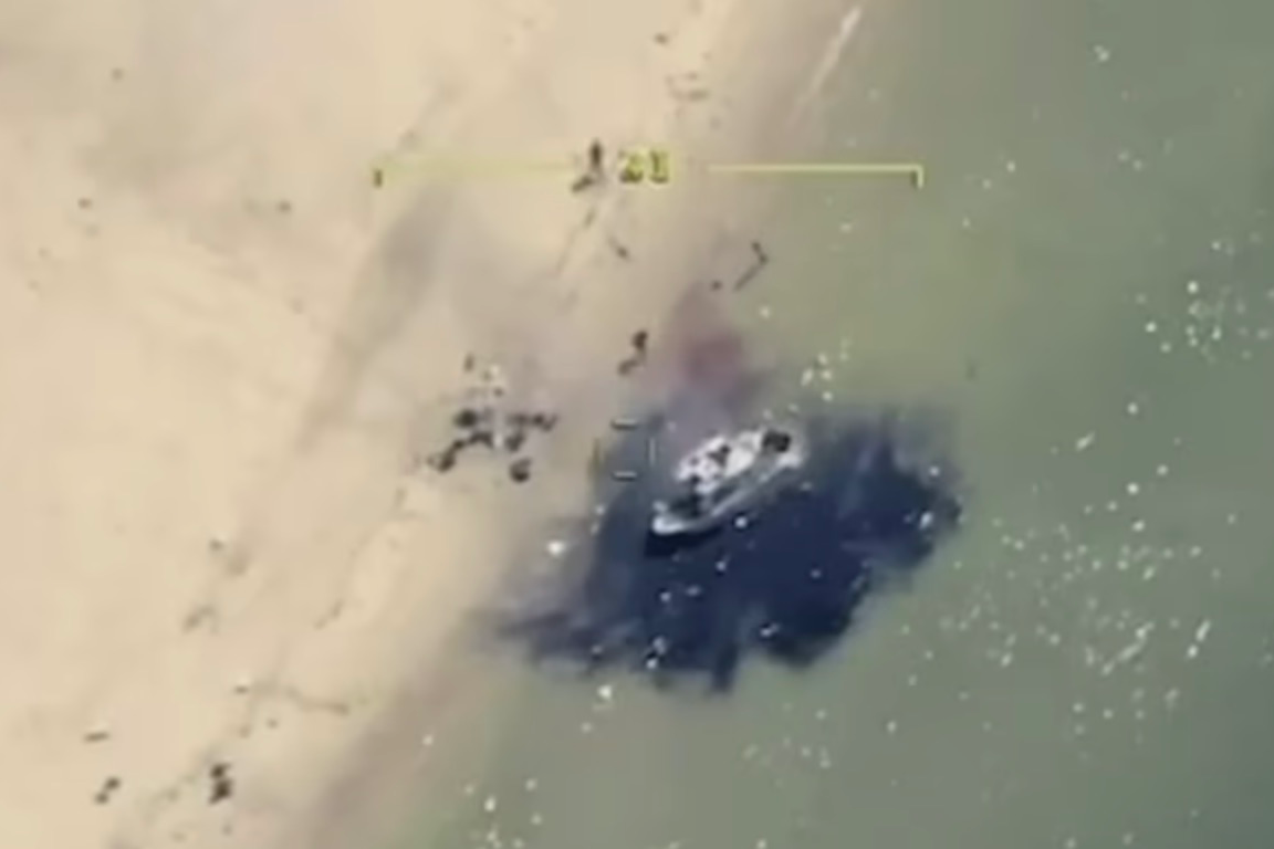 ЗСУ знищили російський катер під час спроби висадки окупантів (відео)