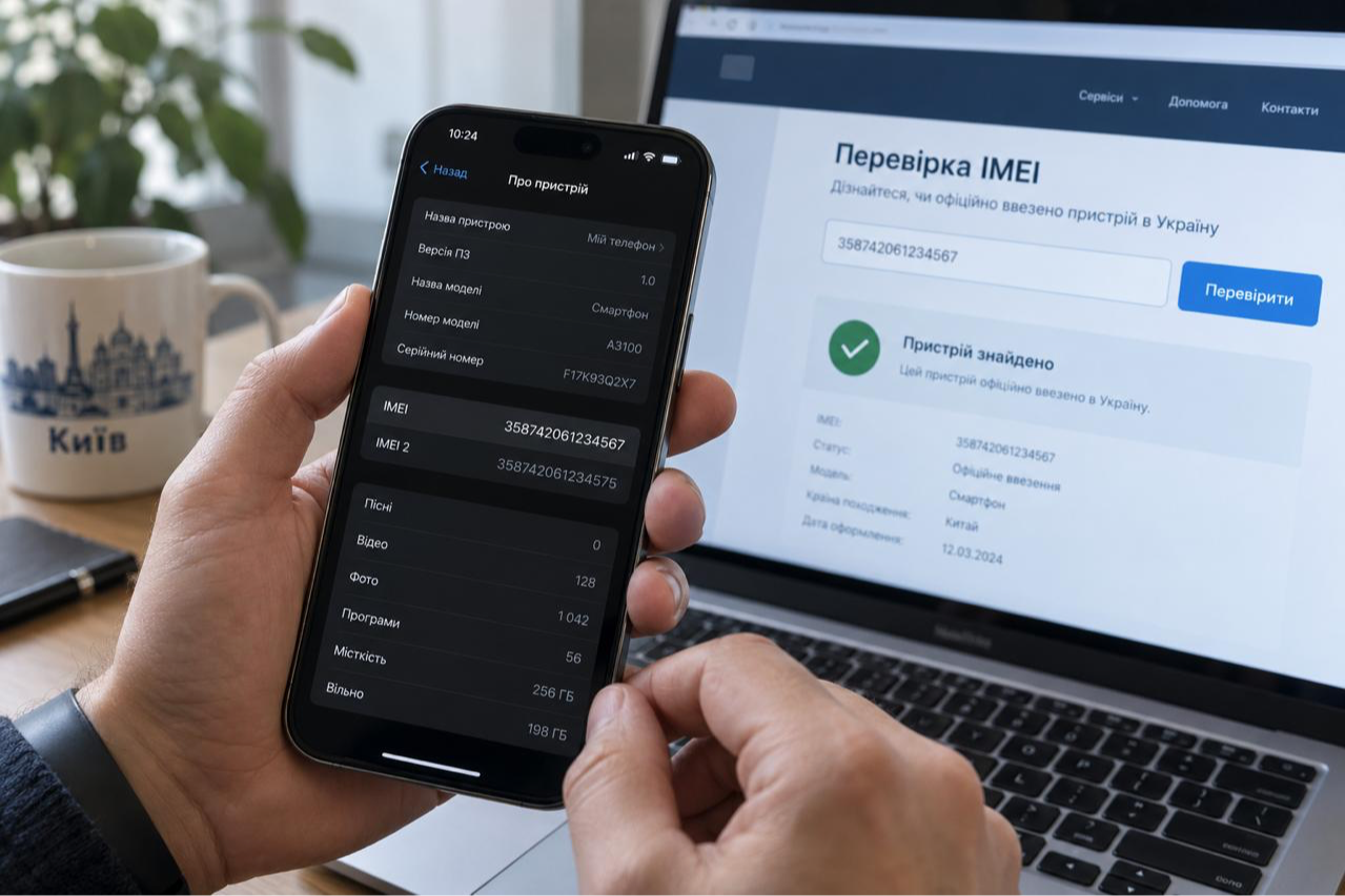 В Україні запустили перевірку телефонів за IMEI: як дізнатися, чи смартфон розмитнений