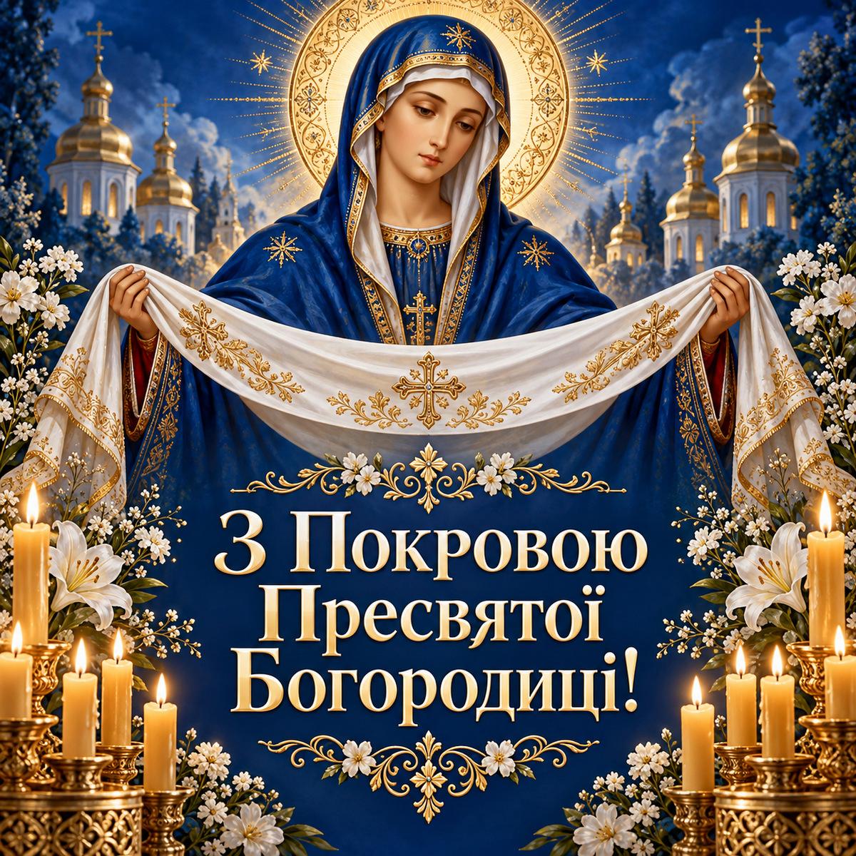 З Покровою Пресвятої Богородиці!
