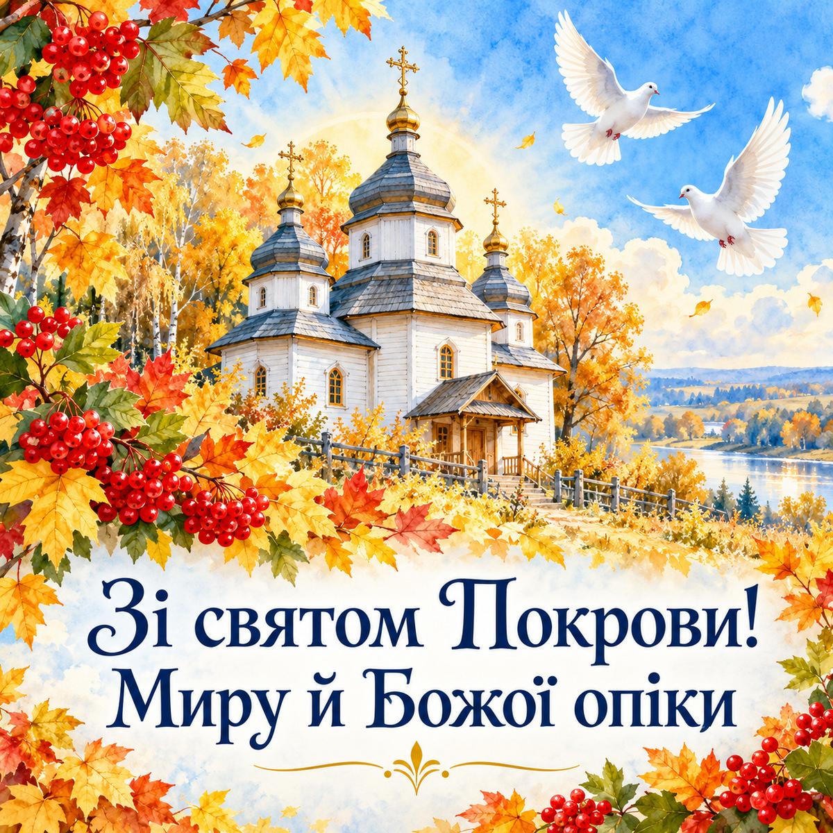 Зі святом Покрови! Миру й Божої опіки