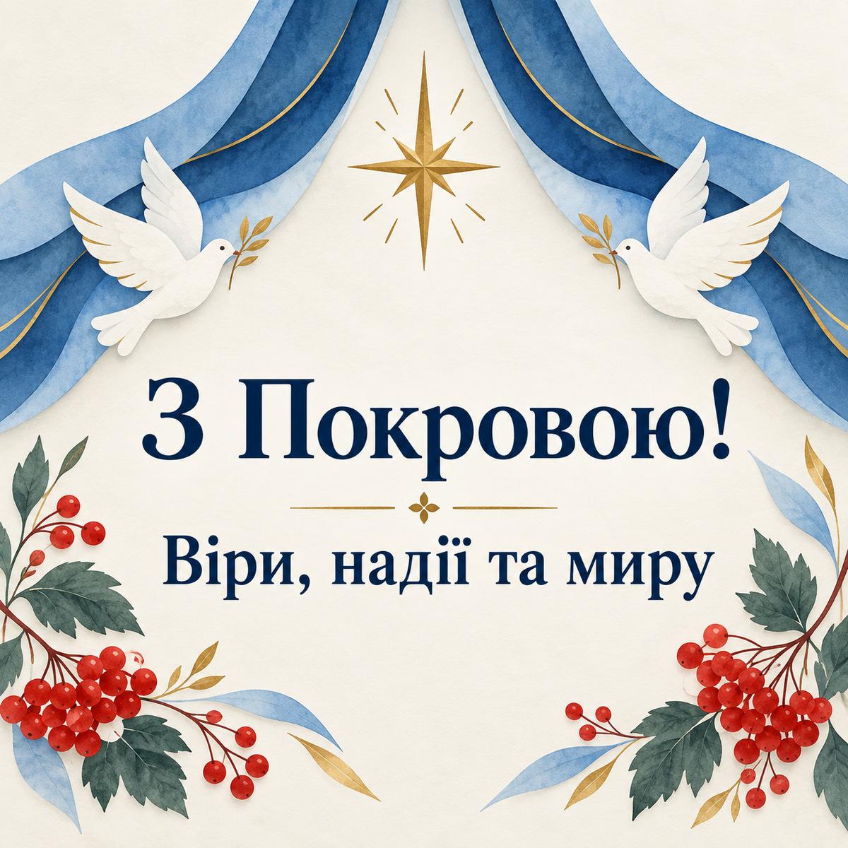 З Покровою! Віри, надії та миру