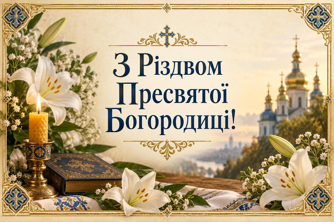 Різдво Пресвятої Богородиці 2026 — красиві картинки та листівки Різдво Пресвятої Богородиці 2026 — красиві картинки та листівки
