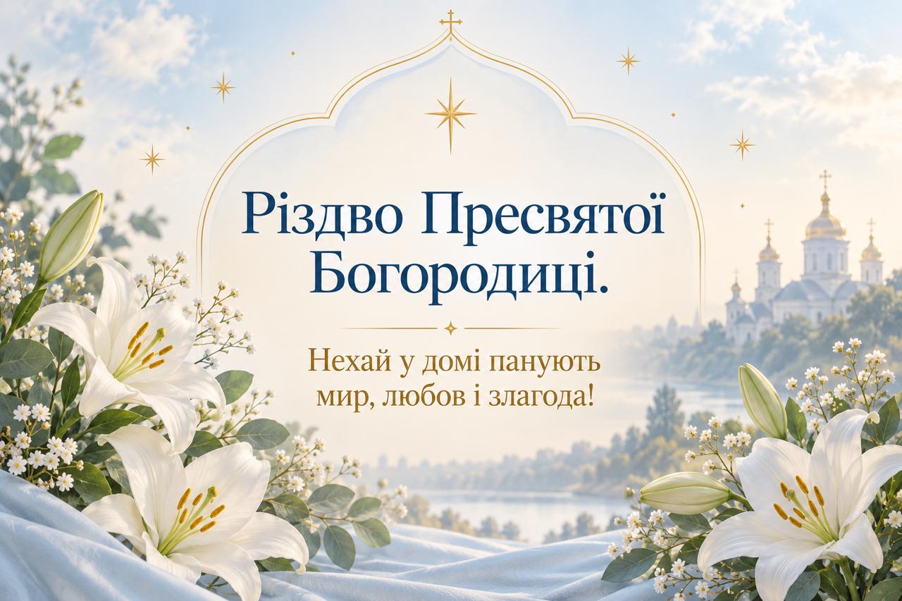 Картинки з Різдвом Богородиці 2026 — привітання для рідних Картинки з Різдвом Богородиці 2026 — привітання для рідних