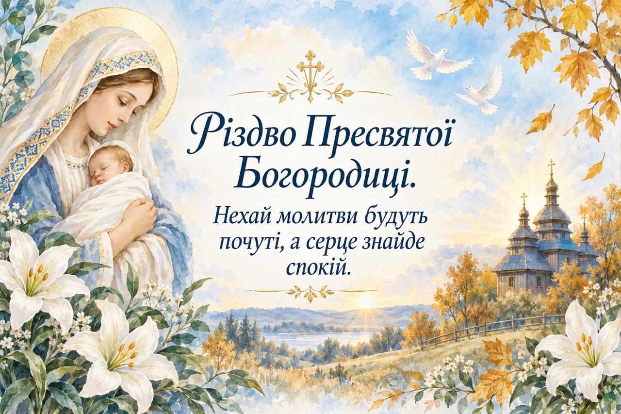 Різдво Пресвятої Богородиці 2026 Різдво Пресвятої Богородиці 2026
