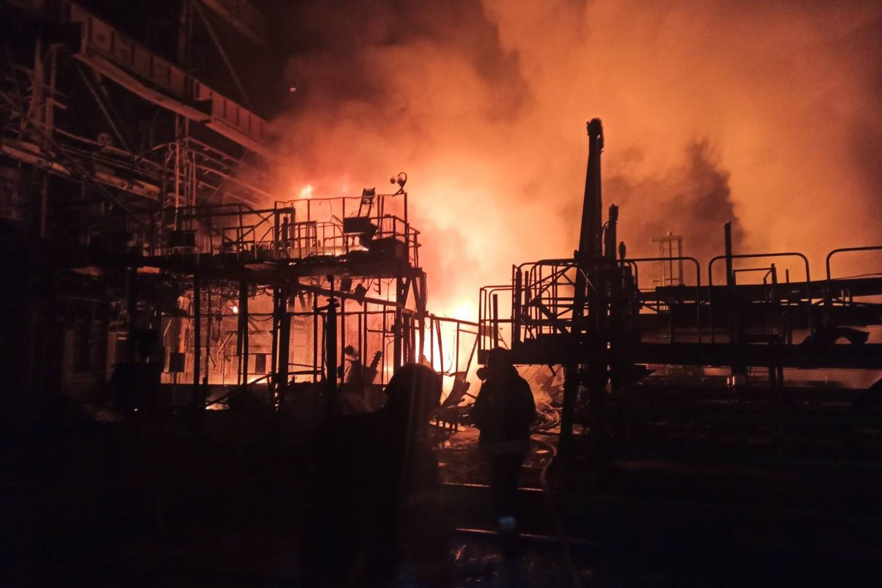 Уночі росіяни атакували промислову та енергетичну інфраструктуру в Запоріжжі
